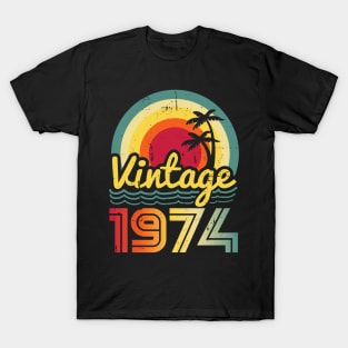 Vintage 1974 Made in 1974 49th birthday 49 years old Gift T-Shirt